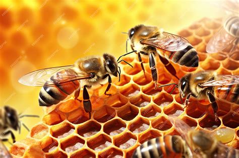 Abejas en panal