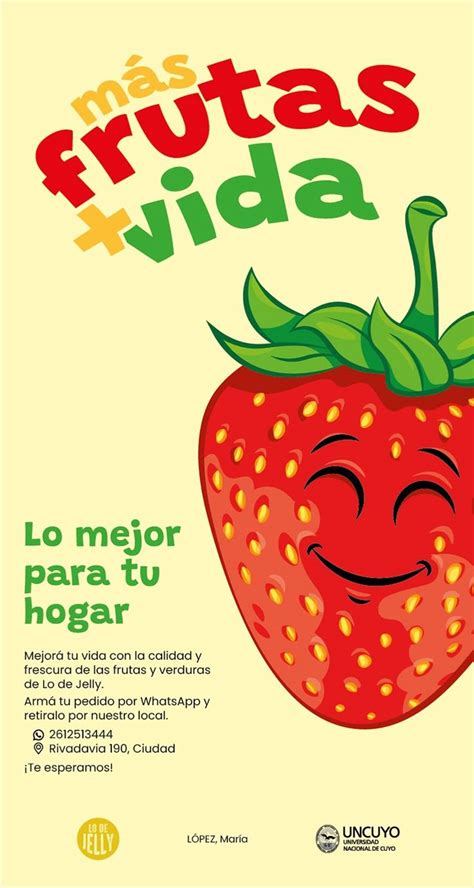 Afiche de Frutas y Verduras