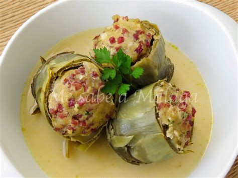 Alcachofas Rellenas Vegetarianas