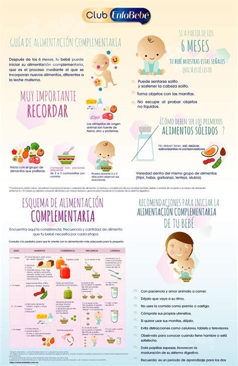 Alimentación complementaria en bebés