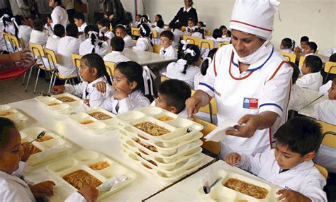 Alimentación de alumnos en Chile
