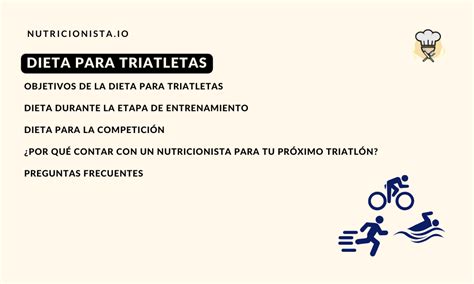 Alimentación para triatletas