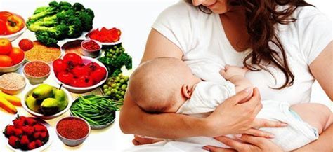 Alimentación saludable durante la lactancia