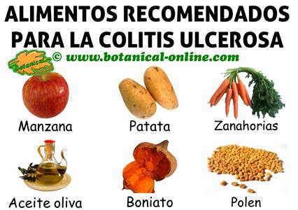 Alimentos a considerar en la dieta para la Colitis Ulcerosa