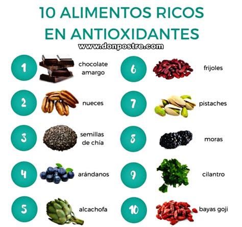Alimentos antioxidantes
