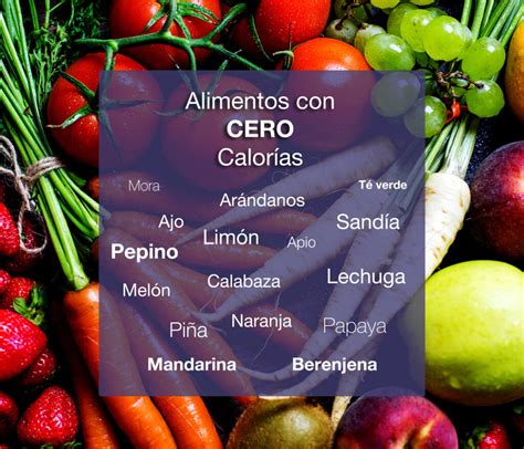 Alimentos con calorías negativas