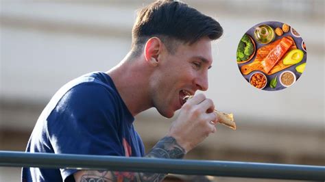 Alimentos de la dieta de Messi