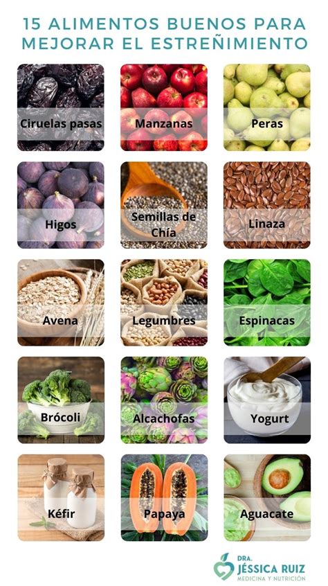 Alimentos para aliviar el estreñimiento
