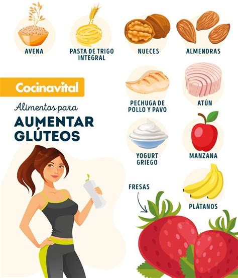 Alimentos para aumentar glúteos