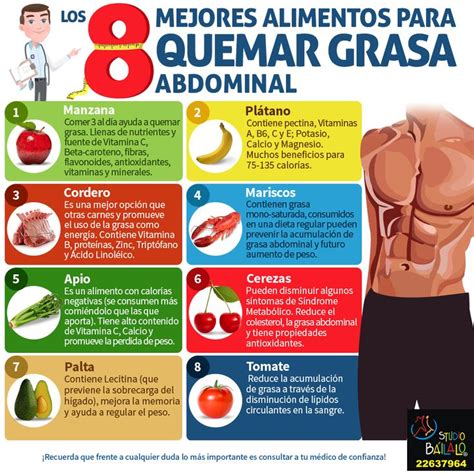 Alimentos para bajar la grasa del cuerpo