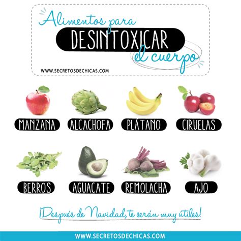Alimentos para desintoxicar el cuerpo