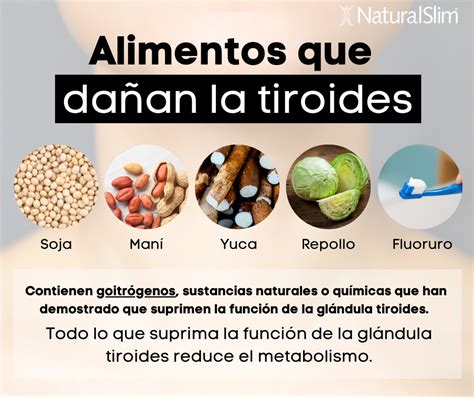 Alimentos que afectan la tiroides