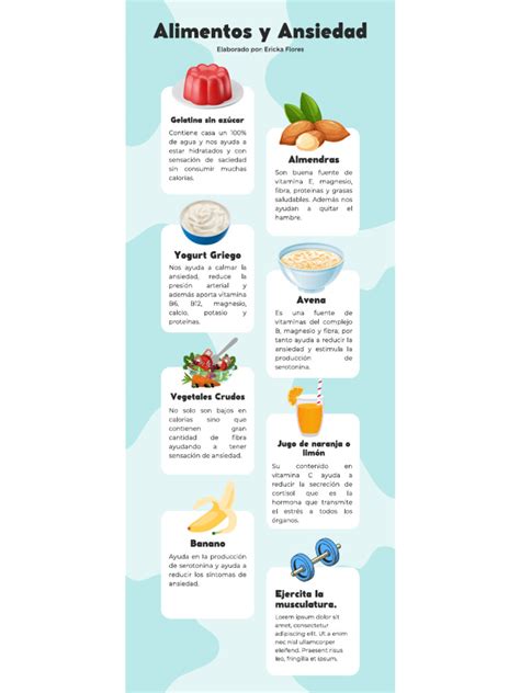 Alimentos que causan ansiedad