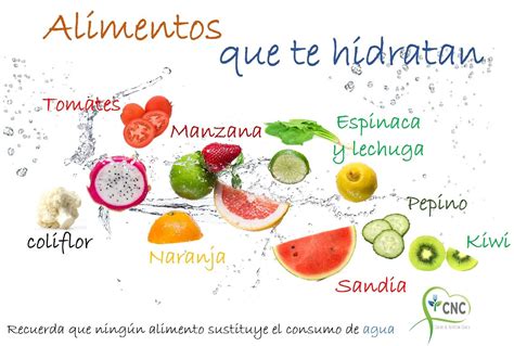 Alimentos que más hidratan