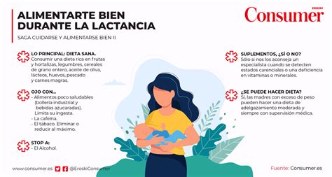 Alimentos recomendados durante la lactancia