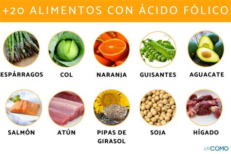 Alimentos ricos en ácido fólico