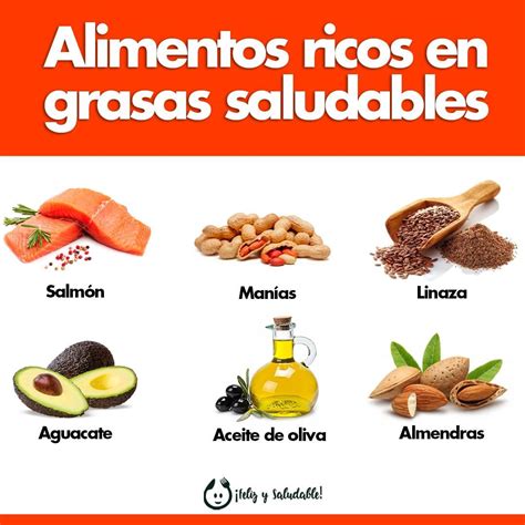 Alimentos ricos en grasas saludables