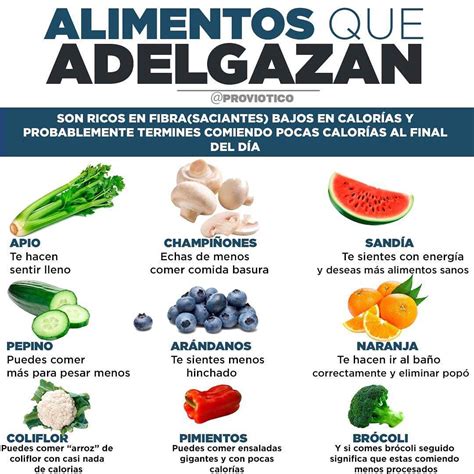 Alimentos saludables para bajar de peso