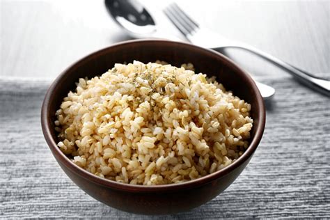 Arroz integral cocido