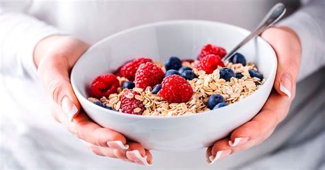 Avena en el desayuno