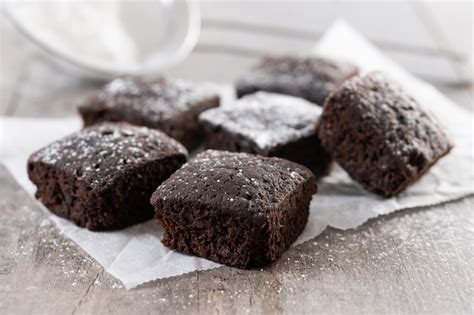 Azúcar Glas sobre Brownies