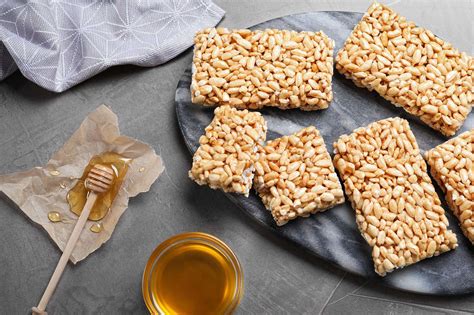 Barritas de arroz inflado caseras