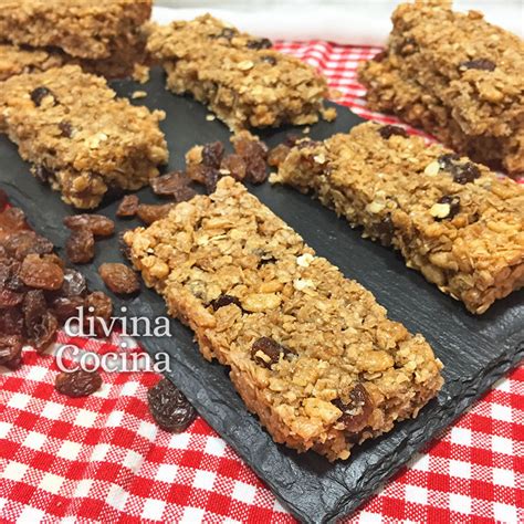 Barritas de cereal caseras