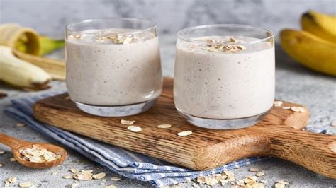 Batido de Plátano con Avena