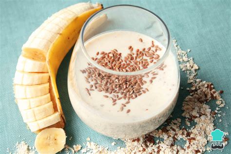 Batido de avena y linaza