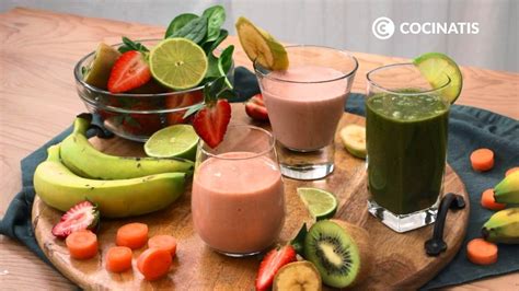 Batido de frutas y verduras