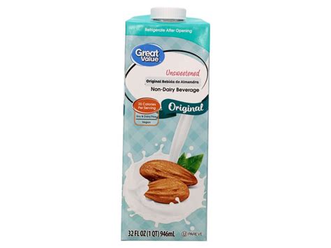Bebida vegetal de almendra Great Value