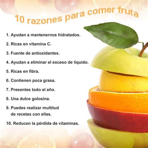 Beneficios de comer frutas