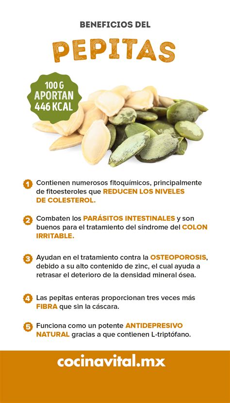 Beneficios de las pepitas de zapallo