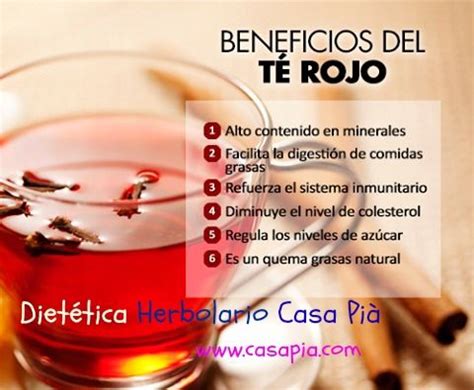 Beneficios del Té Rojo