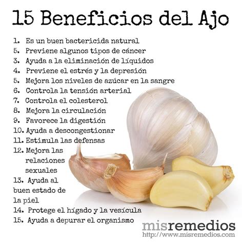 Beneficios del ajo