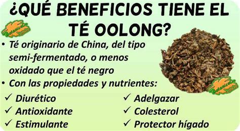 Beneficios del té oolong