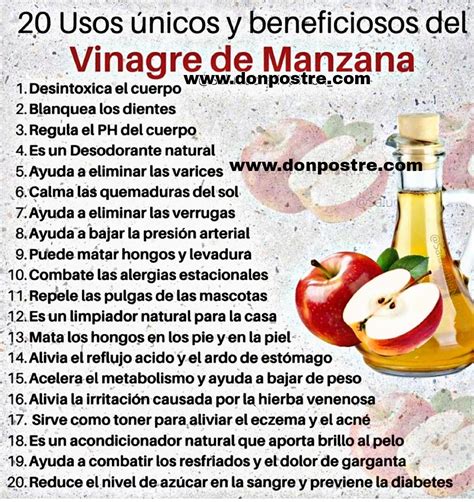 Beneficios del vinagre de manzana