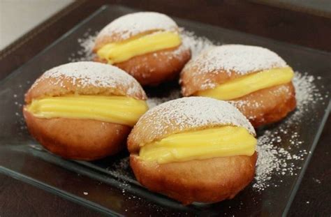 Berlines rellenos de crema