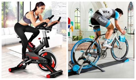 Bicicleta estática en casa