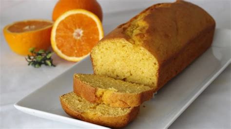 Budín de naranja con harina de almendras