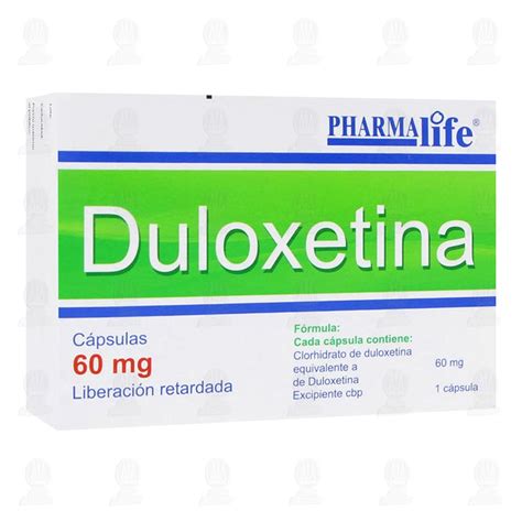 Cápsulas de Duloxetina