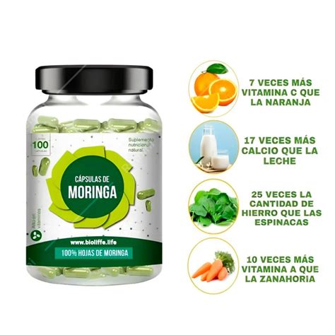 Cápsulas de Moringa
