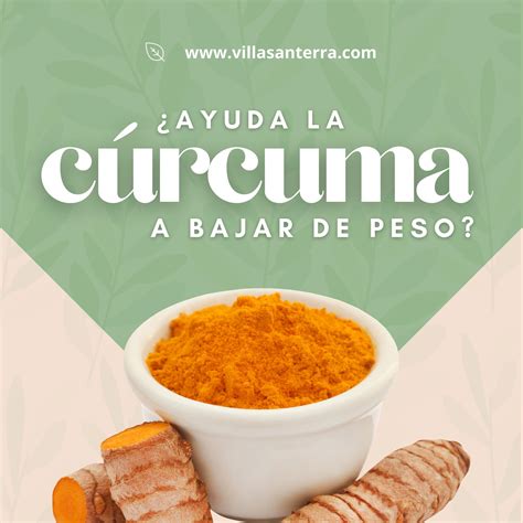 Cúrcuma para bajar de peso