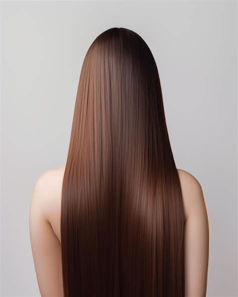 Cabello liso y brillante