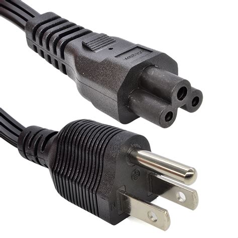 Cable de poder tipo trébol