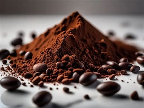 Cacao en polvo y avellanas
