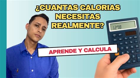 Calcula tus calorías diarias