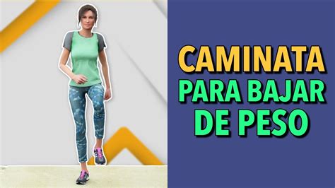 Caminata para bajar de peso