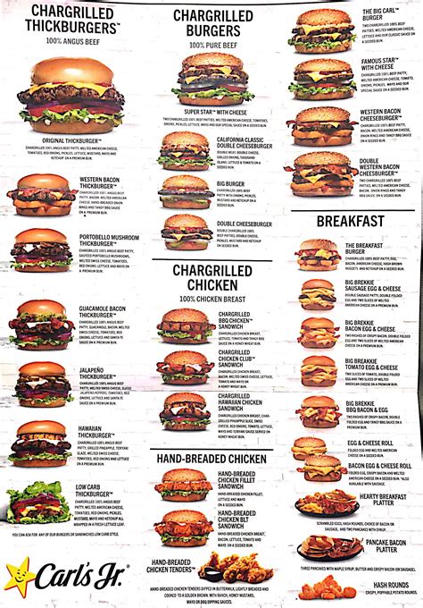 Carta Digital Carl's Jr.