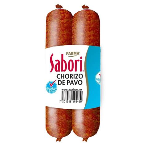 Chorizo de Pavo en un plato